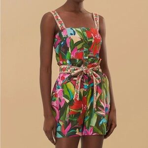 Farm Rio Multicolor Jardin de reve floral romper